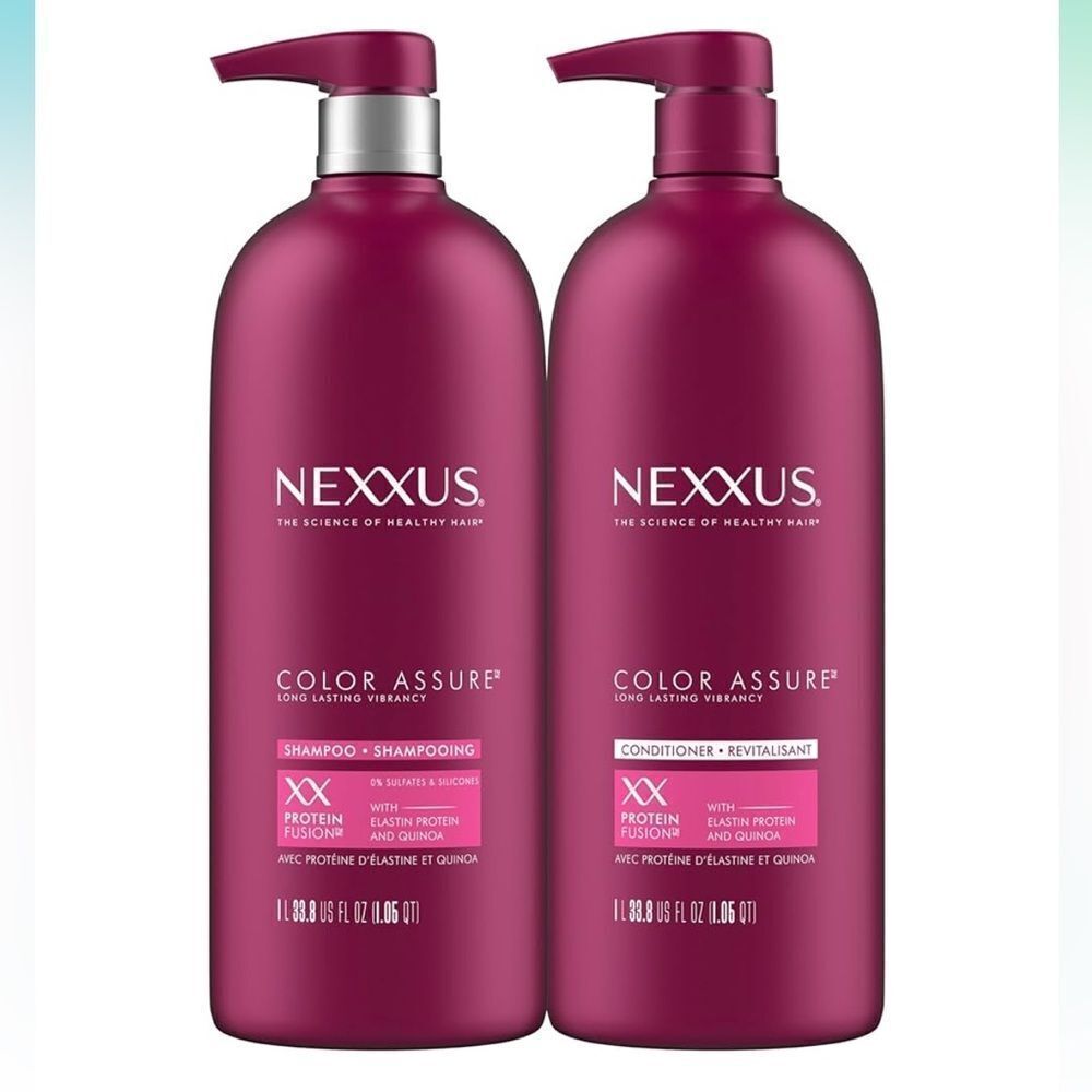 Nexxus Color Assure Shampoo and Conditioner Set, Bundle, Jumbo XL Size, NEW